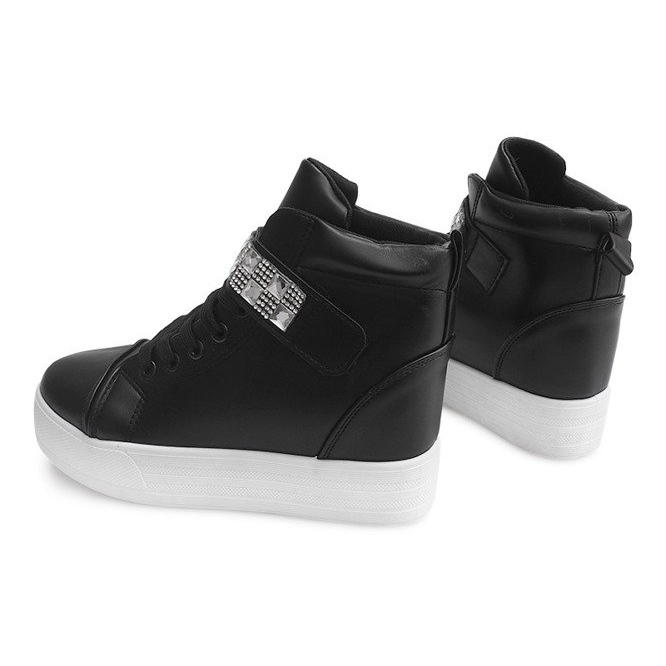 High Wedge Sneakers 51113 Svart 1