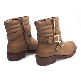 Varma stövlar med Kalmra 0728 Khaki mångfärgad grön 1