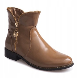 Lackerade och varma stövlar QQ-47 Khaki mångfärgad grön 2