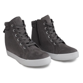Wedge Sneakers TL089 Grå 1