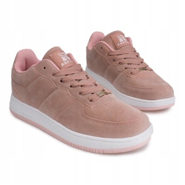 Mocka Sneakers B780 Rosa mångfärgad 1