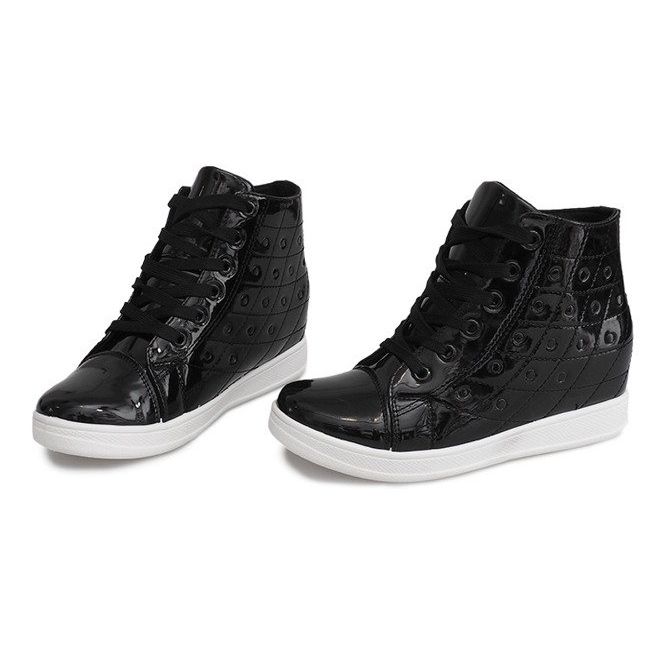 Wedge Sneakers YD-61 Svart 1