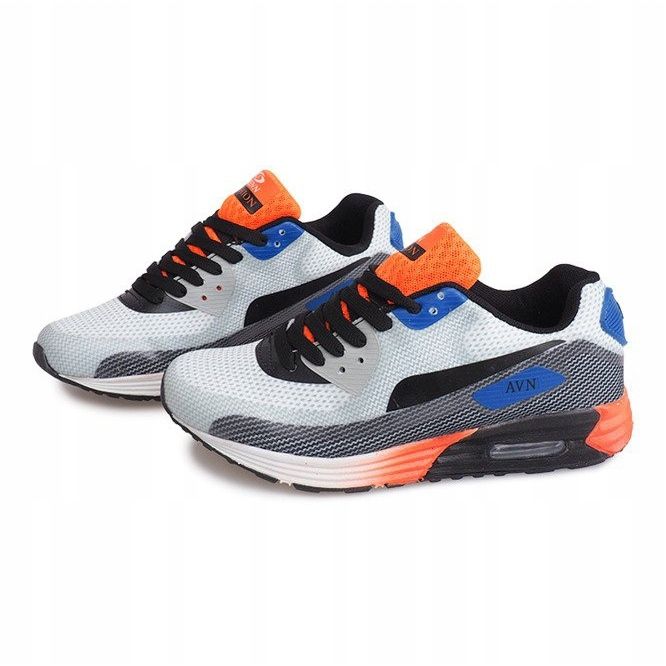 Sportskor B49-3 Vit svart mångfärgad 2