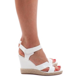 Wedge Sandals 5H5670 Vit brun 2