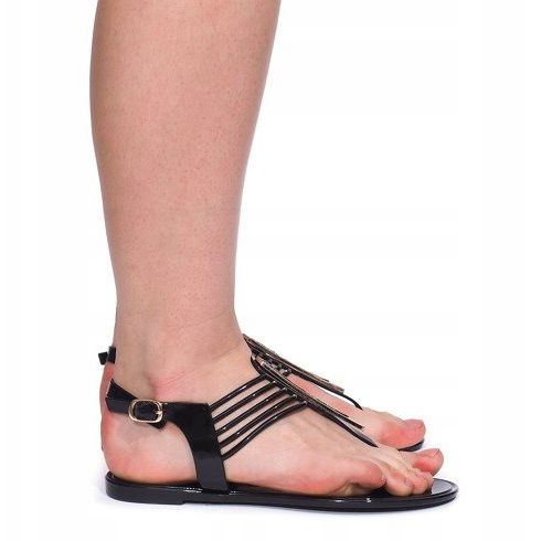 Meliski Sandaler Med Cyrkoniami 001-356 Svart 2