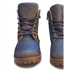 Timberki Trapery TL042-13 GRÅ / BRUN 2