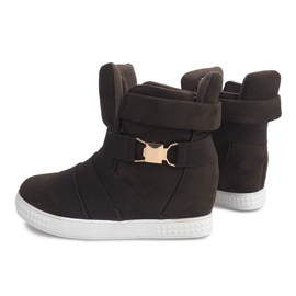 Wedge Sneakers 669 Olive grön 2