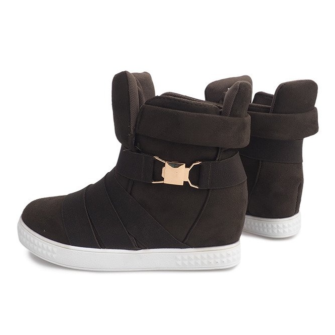 Wedge Sneakers 669 Olive grön 2