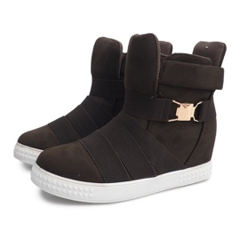 Wedge Sneakers 669 Olive grön 1