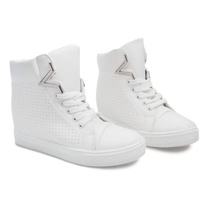 Wedge Sneakers 29332-2 Vit 2