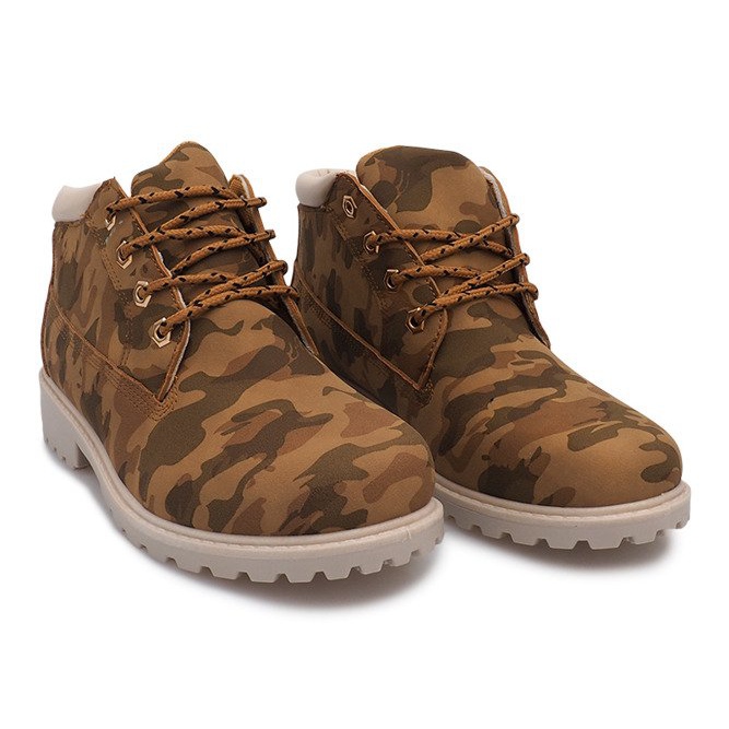 Timberki Trapery W-3056 Camel brun 1