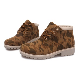 Timberki Trapery W-3056 Camel brun 2