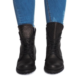 Exklusiva stövlar JH180-090 Svart 2