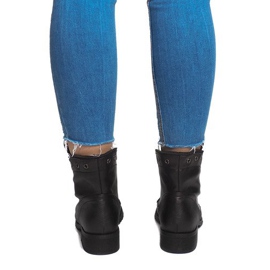 Exklusiva stövlar JH180-090 Svart 1