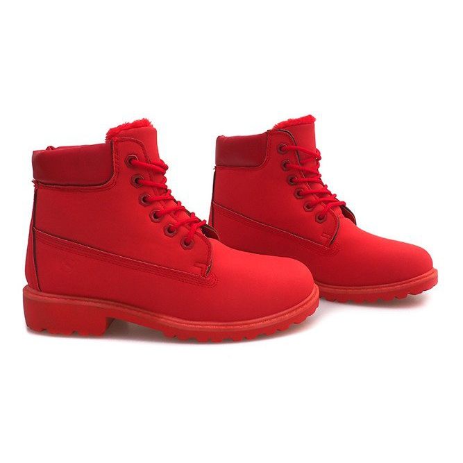 Warm Timber Trappers 8315-19 Red röd 1