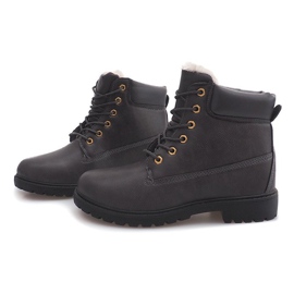 Warm Timber Trappers TL037-3 Grå 2