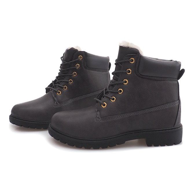 Warm Timber Trappers TL037-3 Grå 2