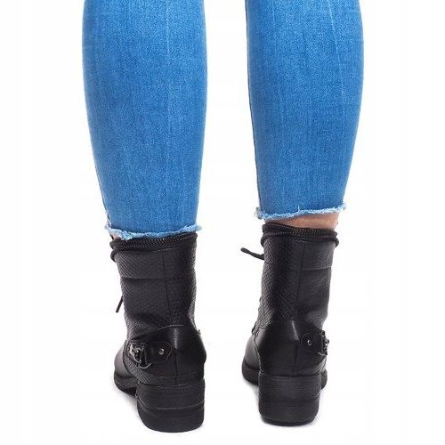 Snörstövlar V-7 Svart 2