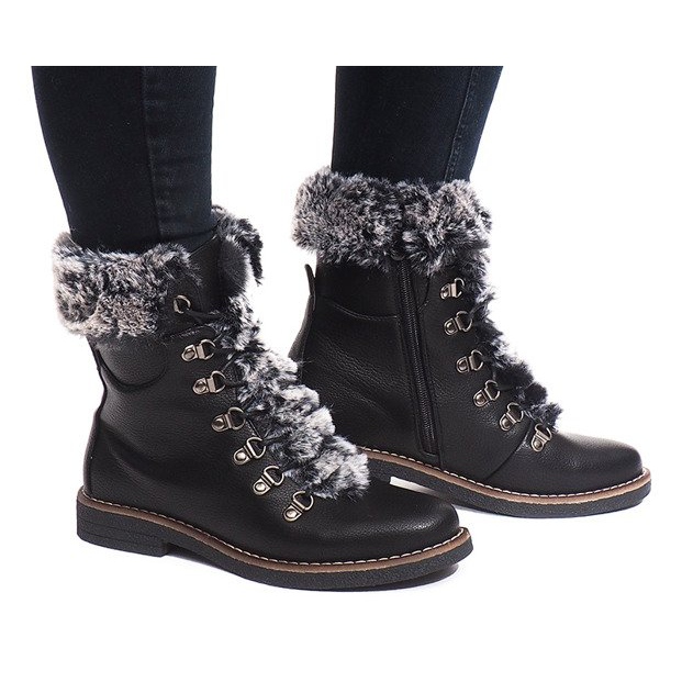 Warm Boots 6755-PA Svart 1