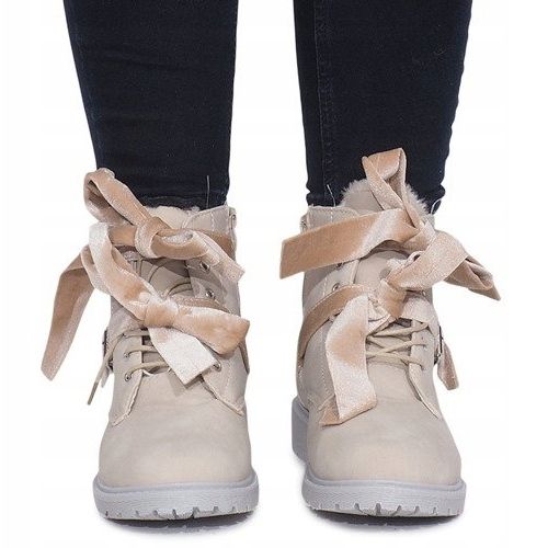 Varma extravaganta stövlar TL0129-4 Beige 1