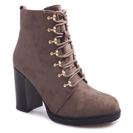 Varma stövlar på ett inlägg 0-195 khaki mångfärgad grön 1