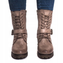 Militära varma stövlar S167 Khaki mångfärgad grön 1