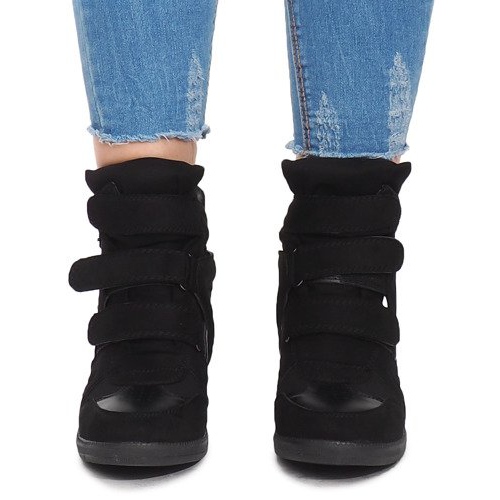 Wedge Sneakers BZ8386 Svart 1