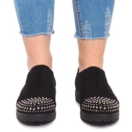 Trendiga skor med dubbar 22-2 svart 1