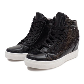 Wedge Sneakers A-17 Svart 1