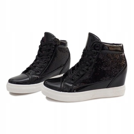 Wedge Sneakers A-17 Svart 2