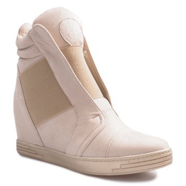 Beige wedge sneakers från Hannah 1