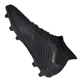 Adidas Predator 19.1 Fg Jr G25791 fotbollsskor svart svart 1