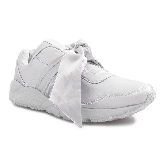 Grå sportskor med Laure rosetter 1