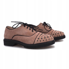 Rosa brogues med Raymonde dubbar 1