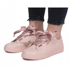 Rosa sneakers med Samantha rosetter 2