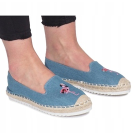 Blue Flaming Jeans espadrilles blå 1