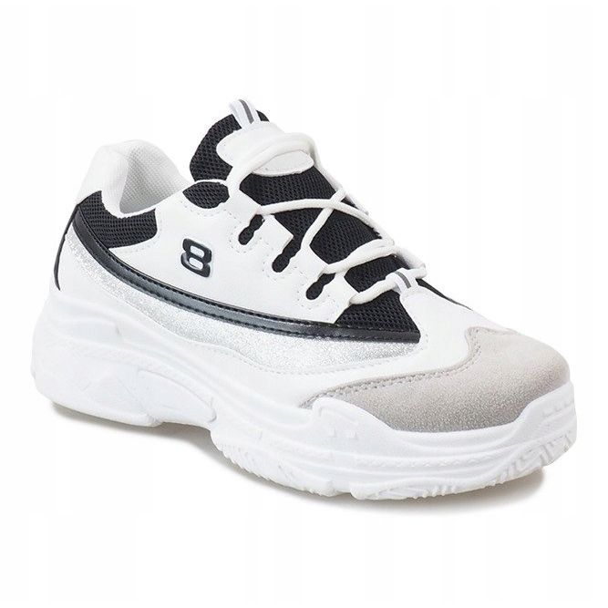 Vita trendiga sportskor från 1803 1