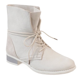 Beige mocka stövlar 16006-53 1