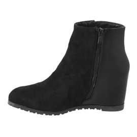 Svarta ankelboots i mocka boho JKD-39 1