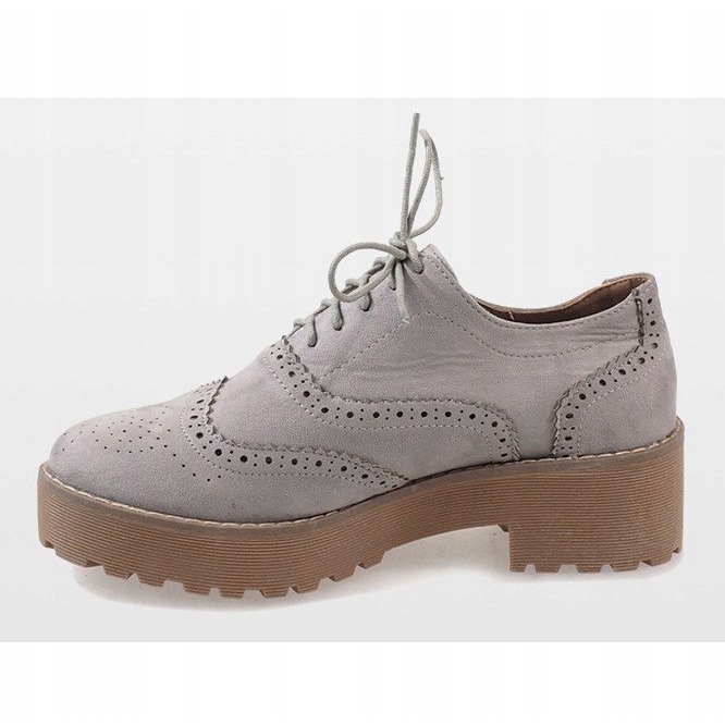 Grå högklackade jazzskor LL185 2