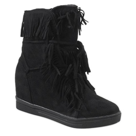 Svarta isolerade sneakers H6301AR 1