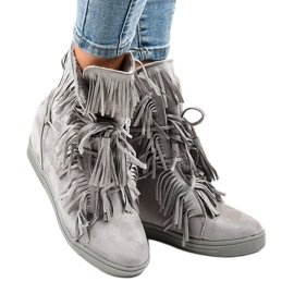 Gråisolerade sneakers H6301AR-36 2