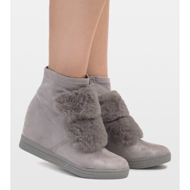 Gråisolerade sneakers H6503A-26 1