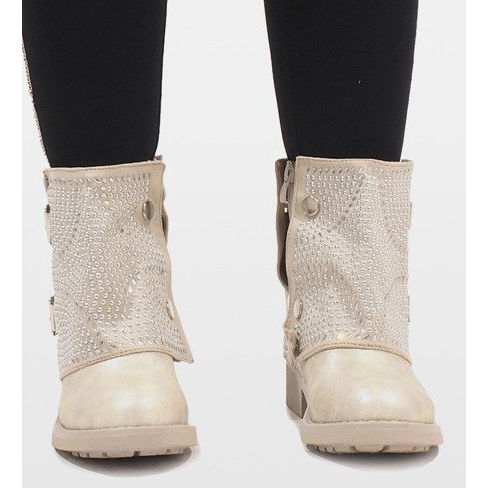 Marquiiz Gulddekorerade stövlar 6352-PA gyllene 1