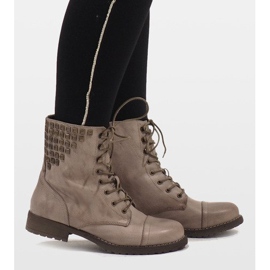 SDS Kaki stövlar med snörning S170 grön 1