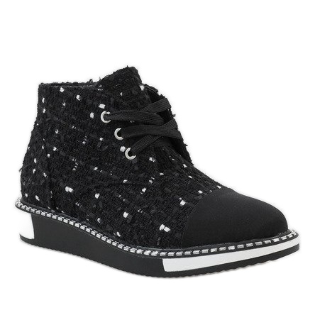 Svarta TS1811-snörskor 1