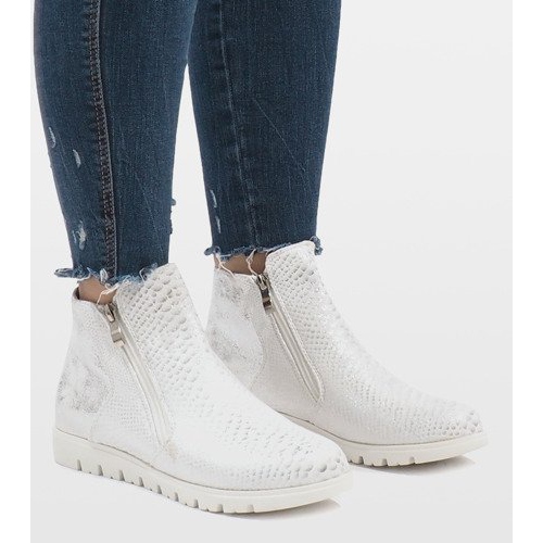 GF-A596 silver sportskor grå 1