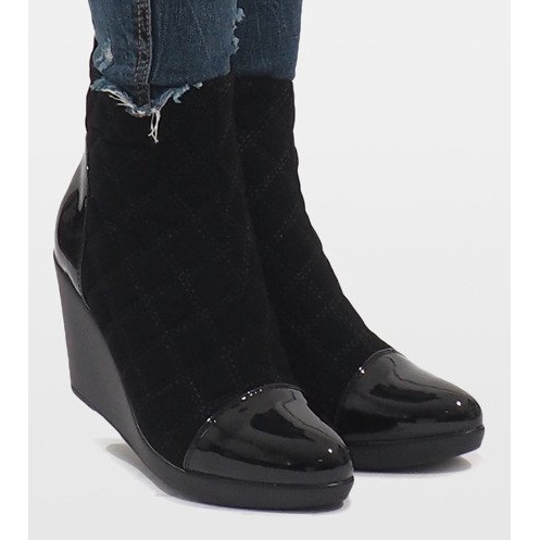 Eleganta stövlar på kil 1455 svart 2