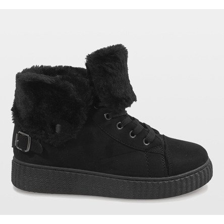 Svarta isolerade stövlar B192-1 2