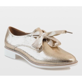 Guldsnörskor L7100 gyllene 2